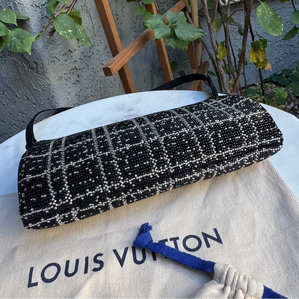 Louis Vuitton Beaded Pochette Tirette Shoulder Bag